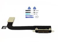 (md0410) Replacement Compatible with Ipad 3 3RD gen - Charging Port Charge Dock Connector Charger Flex Ribbon Cable + Tools Kit