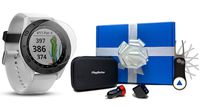 Garmin Approach S60 (White) Beat Yesterday Gift Box Bundle | +HD Screen Protectors, Garmin Pitchfix Divot Tool, Car/Wall Adapters & Protective Case | 41,000+ Courses, 010-01702-01 | Golf GPS Watch