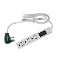GoGreen Power GG-13002MS 3 Outlet Power Strip