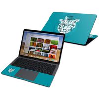 MightySkins Skin Compatible with Apple MacBook Air 13" (2019-2018) - White Tiger | Protective, Durable, and Unique Vinyl Decal wrap Cover | Easy to Apply, Remove, and Change Styles | Made in The USA