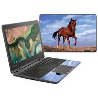 Mightyskins Skin Compatible with Lenovo 300e Chromebook 11.6" (2018) - Horse | Protective, Durable, and Unique Vinyl Decal Wrap Cover | Easy to Apply, Remove, and Change Styles | Made in The USA