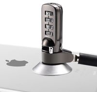 FOLAI Notebook Laptop Combination Lock Portable Laptop Locking Cable Security Combination Lock with Adhesive Security Plate compatible Tablet Laptop Projector and Other Devices