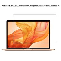 MOTONG Tempered Glass Screen Film Protector Compatible for MacBook Air 13 inch 2018 (Model A1932), 9H Hardness, 0.3mm Thickness with Real Glass