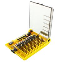 NUZAMAS 45-in-1 Precision Screwdriver Tool kit Compact Disassembly Repair Bits with Flexable Extension Bar in Organizer Case for Laptop Computer Phone iPhone Electronic Products and Appliances
