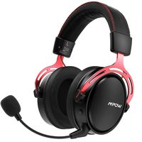 Mpow 2.4G Wireless Gaming Headset with Double Chamber Drivers, 17-hour of Wireless Use, Noise Cancelling Microphone,Memory Foam Gaming Headphones - For PC and PS4 (Included 3.5.mm Cable)