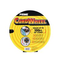 Prime Wire & Cable CR002002 Cord Storage Wheel, Black