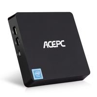 Mini PC Intel Cherry Trail Fanless Desktop Computer Windows 10 (64Bit) [Intel Atom X5-Z8350/4GB/32GB/Dual-Band Wi-Fi/4k/Bluetooth/USB3.0]