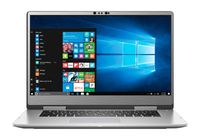 Silver Brushed Aluminum Skin Decal wrap Skin case for Dell Inspiron 15 7000 Series 7573 Thin Bezel 2 in 1 15.6" Laptop