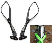 kemimoto Fits Kawasaki Ninja 300 Mirrors Motorcycle Rear View Mirror Ninja 250 ZX 6R 636 300R EX300 ABS 400 2011 2012 2013 2014 2015 2016 2017