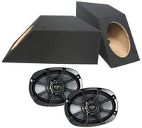 Kicker 11KS69 Loaded 6x9 Jeep Wrangler 87-95 YJ Speaker Box Pair KS69 New