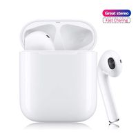 Bluetooth 5.0 Wireless Earbuds with【24Hrs Charging Case】 Waterproof TWS Stereo Headphones in-Ear Built-in Mic Headset Premium Sound with Deep Bass for Sport Earphones Apple Airpods Bluetooth Earbuds