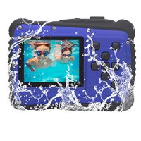 Kids Camera, Vmotal Underwater Action Camera Dust Proof Camcorder Waterproof Sports Camera HD Camcorder for Children Kids Toys with 2 Inch LCD Display (Blue)