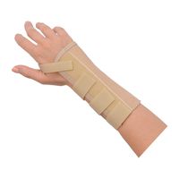 Rolyan AlignRite Wrist Support Without Strap, Short Length, Left, X-Large, Comfortable Stabilization & Support Brace, Ergonomic Thumb Opening for Full Finger Range of Motion, Breathable & Comfy