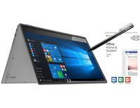Lenovo Flex 14" 2-in-1 Convertible Laptop, AMD Ryzen 3 (up to 3.40 GHz), 128GB SSD, 4GB Memory, AMD Radeon Vega 3 Graphic Card, 1366 x 768 Touchscreen, Windows 10 S with Active Pen and Office 2019