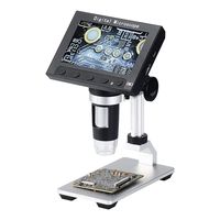 LCD Digital Microscope, Leanking 4.3 inch 50X-1000X Magnification 720P Microscope Camera