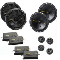 Kicker CS Speaker Package - Two Pairs of Kicker CS Series 6-3/4 Inch Component Speakers 40CSS674