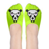 Mosaic Game Panda Classic Womens Athletic Non Slip Ankle Compression Low Cut Loafer Socks For Yoga Train Hiking Cycling Running Sports Soccer