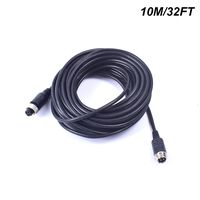 32FT 10M EKYLIN Car Video 4-Pin Aviation Extension Cable for CCTV Rearview Camera Truck Trailer Camper Bus Motorhome Vehicle Backup Monitor System Waterproof Shockproof
