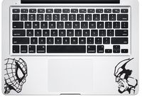 Trackpad Spider-man vs Wolverine Apple Macbook Decal Vinyl Sticker Apple Mac Air Pro Retina Laptop sticker