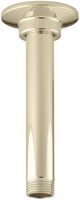 KOHLER K-7394-AF 6-Inch Ceiling Mount Showerarm, Vibrant French Gold