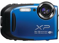 Fujifilm FinePix XP 75/XP70 16.4MP Waterproof Digital Camera with 5X Optical Zoom and 2.7-inch LCD (Blue)