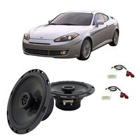 Compatible with Hyundai Tiburon 2003-2008 Front Door Factory Replacement Harmony HA-R65 Speakers