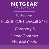 NETGEAR ProSUPPORT, 1-Year 24x7 On Call Support, Category 3 (PMB0313P)