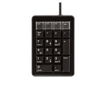 Cherry Electronics G84-4700LPBUS-2 Series G84-4700 Programmable Keypad, PS/2 Interface, 4 Relegendable, ML Keyswitches, 3.54" W x 5.20" D x 1.34" H, Black