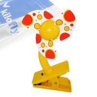 KF Baby Clip-On Mini Stroller Fan, Yellow