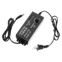 Semoic 9-24V 3A 72W Speed Control Volt AC/DC Adjustable Power Adapter Supply Display Screen US Plug Chargers Accessories