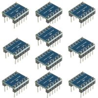 Anmbest 10PCS 4 Chanels High Speed Bi-Directional 3.3V-5V Logic Level Converter for Arduino Raspberry Pi Electronic Development