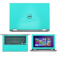 Mint Green skin decal wrap skin Case for Dell Inspiron 11 3000 series 2 in 1 3147 11.6" laptop