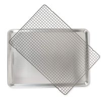 Nordic Ware 44612 2 Pc Naturals Big Sheet W/Oven Safe Nonstick Grid, 2-Piece Set, Aluminum