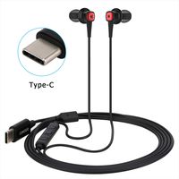 USB C Headphone,Lewoer in-Ear Noise Cancelling Type C Earbuds Hi-Fi Gym Sports Headsets with Microphone Compatible Google Pixel 3/2/XL Oneplus 5/5T/6 Essential PH-1 Razer Phone