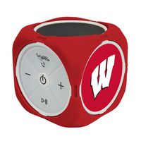 AudioSpice NCAA Wisconsin Badgers MX-300 Cubio Bluetooth Speaker, Black, One Size