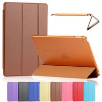 iPad Air 2 Cover, iPad Air 2 case , Thilon TM Tri-fold iPad 6 Case, Ultra Slim and Light weight, Great Auto Wake up / Sleep smart function, High quality iPad Air 2 Cover (Brown)