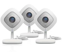 Arlo Q - Wired, 1080p HD Security Camera (3 Pack)| 2-way Audio | Indoor only | Cloud Storage Included | Works with Alexa (VMC3040)