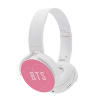 Fanstown BTS Bangtan Boys Kpop Headphone Earphone Heatset Bluetooth Wireless Hi-Fi Stereo Wired & Wireless Map of The Soul: Persona with Pendant