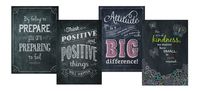 Creative Teaching Press Inspire U Chalk It Up! Pack 4, Black/Gray (0567)