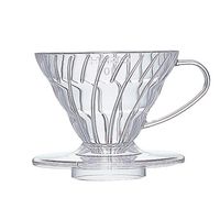 Hario V60 Plastic Coffee Dripper, Size 01, Clear