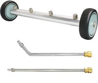 EDOU 16-Inch Dual-Purpose Undercarriage Pressure Washer Cleaner,Power Washer Surface Cleaner Attachment, with 45 Degree Angled Wand,4000 PSI