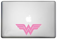 DC Comic Wonder Woman Superhero Sticker MacBook Pro Vinyl Decal is a Wonder Woman Decor Theme Symbol Decal. Laptop Sizes 11, 12, 13 and 15 inch. Many Available Colors-Soft Pink