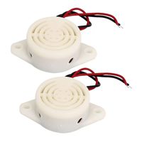 uxcell DC3-24V SFM-27 Wired Electronic Tone Buzzer Continuous Sound 95DB 2pcs