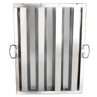 (6) FILTER STAINLESS STEEL HOOD GREASE FILTERS DIFFERENT SIZES RESTAURANT 6 PACK (16" X 25")