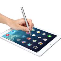 GBSELL Screen Touch Pen Stylus With USB Charging Wire For Apple iPad 2 3 4 mini Pro & Air (Silver)