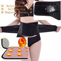 ZSZBACE Self-Heating Magnetic Back Heat Pad Belt for Massage with Far Infared and Magnetic Therapy (M)