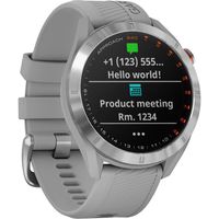 Garmin Approach S40 Golf Watch (Stainless Steel/Powder Gray Band) - (010-02140-00) with 1 Year Extended Warranty