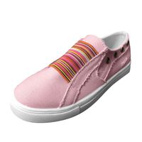 Hemlock Women Flat Shoes Leisure Boat Shoes Working Shoes Summer Beach Sandals Round Toe Shoes (US:7.5, Pink)