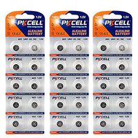 30 Pcs LR66 LR626 AG4 377 376 1.5V Watch Batteries