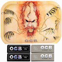 Small OCB Sasquatch Rolling Tray with 4 OCB 1 1/4 Papers (Prem, X-Pert)